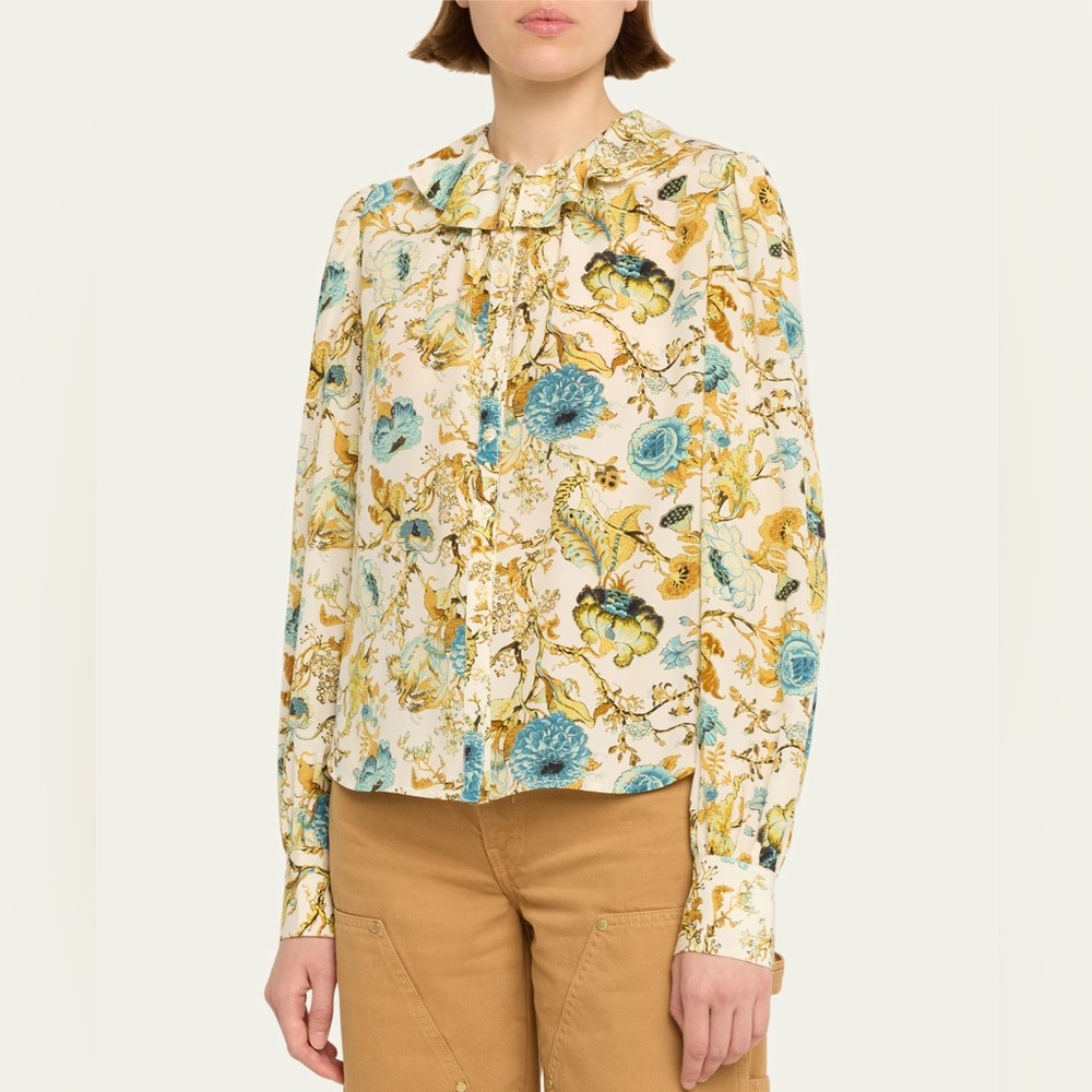 Ulla Johnson Veron Floral Blouse